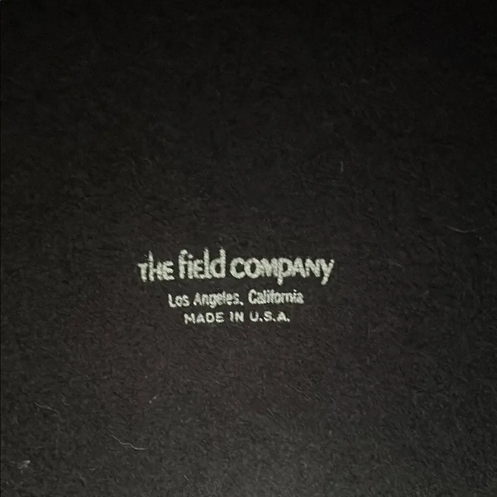 Vintage Dark Navy The Field Company Wool Hat with Grosgrain Band and Bow